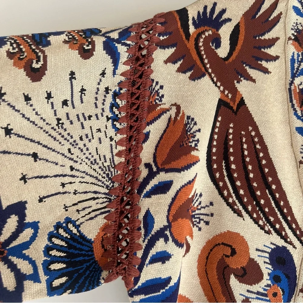 FARM Rio Sand Nature Land Cardigan Size XS NWT - Picture 9 of 16